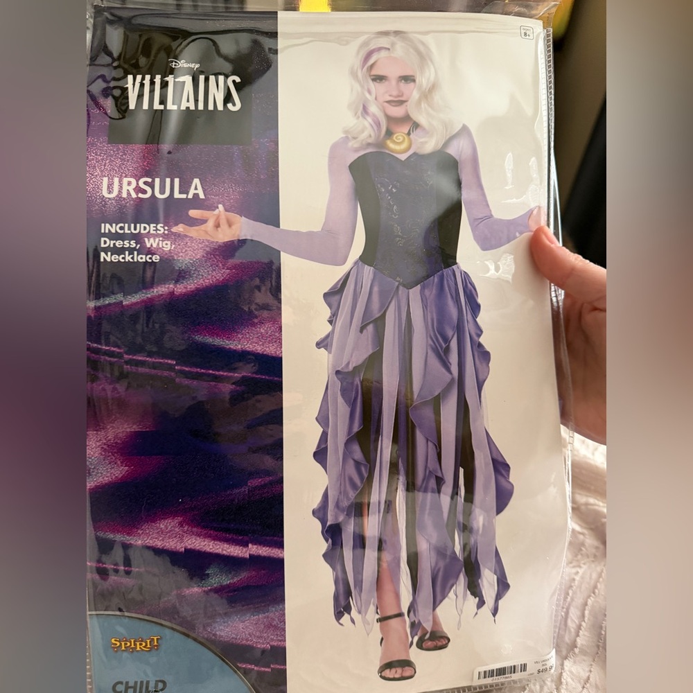 Disney Villains Ursula Girls XL child 14/16 costume, Halloween costume, dress up